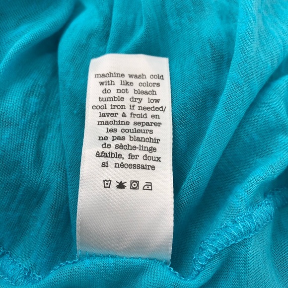 Rag & Bone Blue Knit Short Sleeve Tee, Size S - Picture 7 of 10